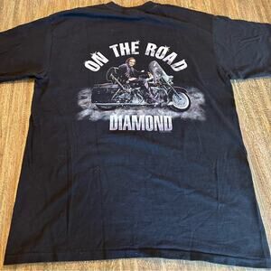 Vintage Neil Diamond 1996-1997 World Tour Concert T-Shirt Black, X-Large